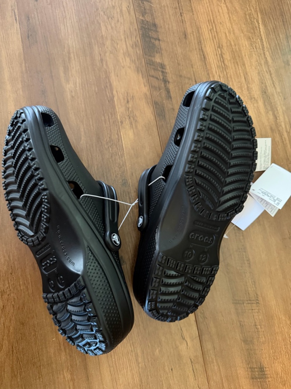 CROCS Classic Black Clogs - Slip-On Mules - Picture 2 of 3